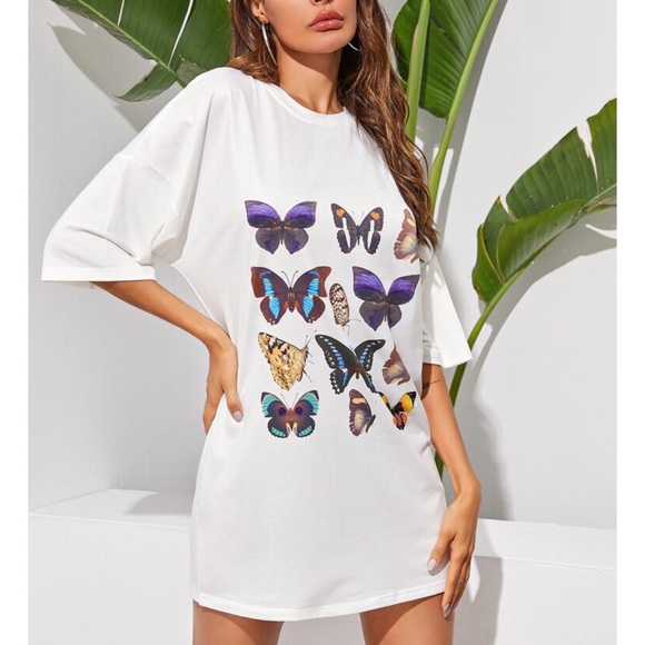 TexasGalHanger Dresses & Skirts - Boutique | Butterfly Drop T-Shirt Dress